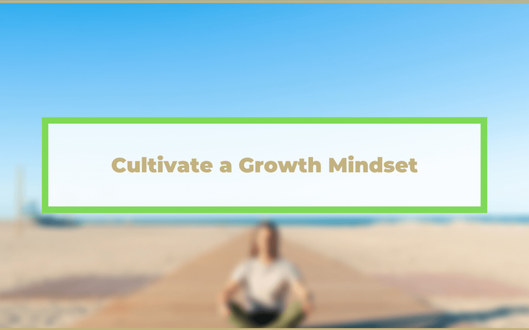 Cultivate a Growth Mindset